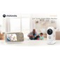 Motorola VM483 Baby videoskærm 300 m FHSS Guld, Hvid